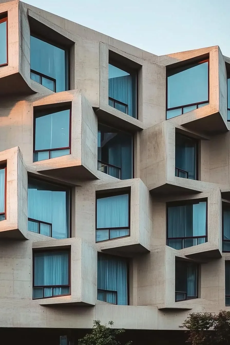 The Geometric Marvel: Cubes and Shadows in Concrete