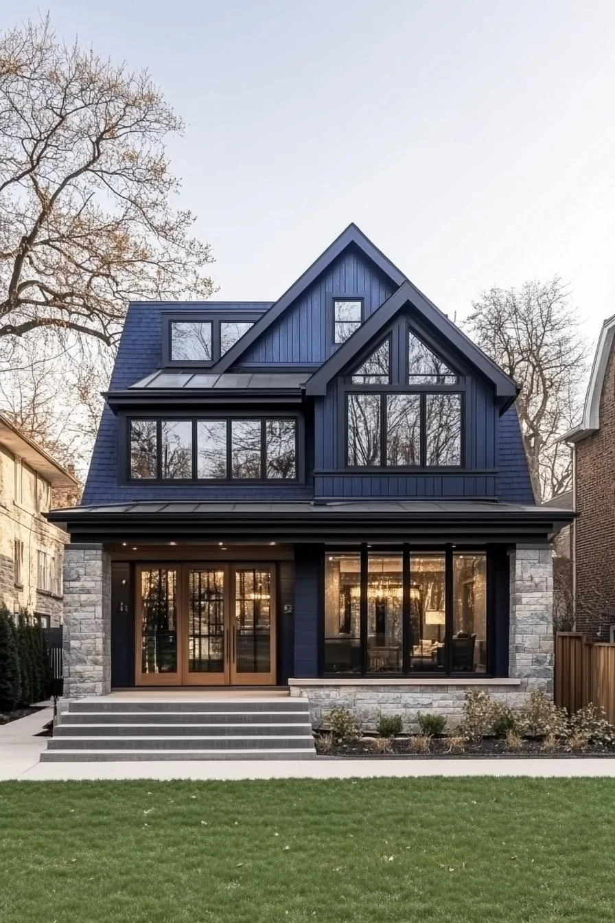 A Craftsman Home Fit for Midnight