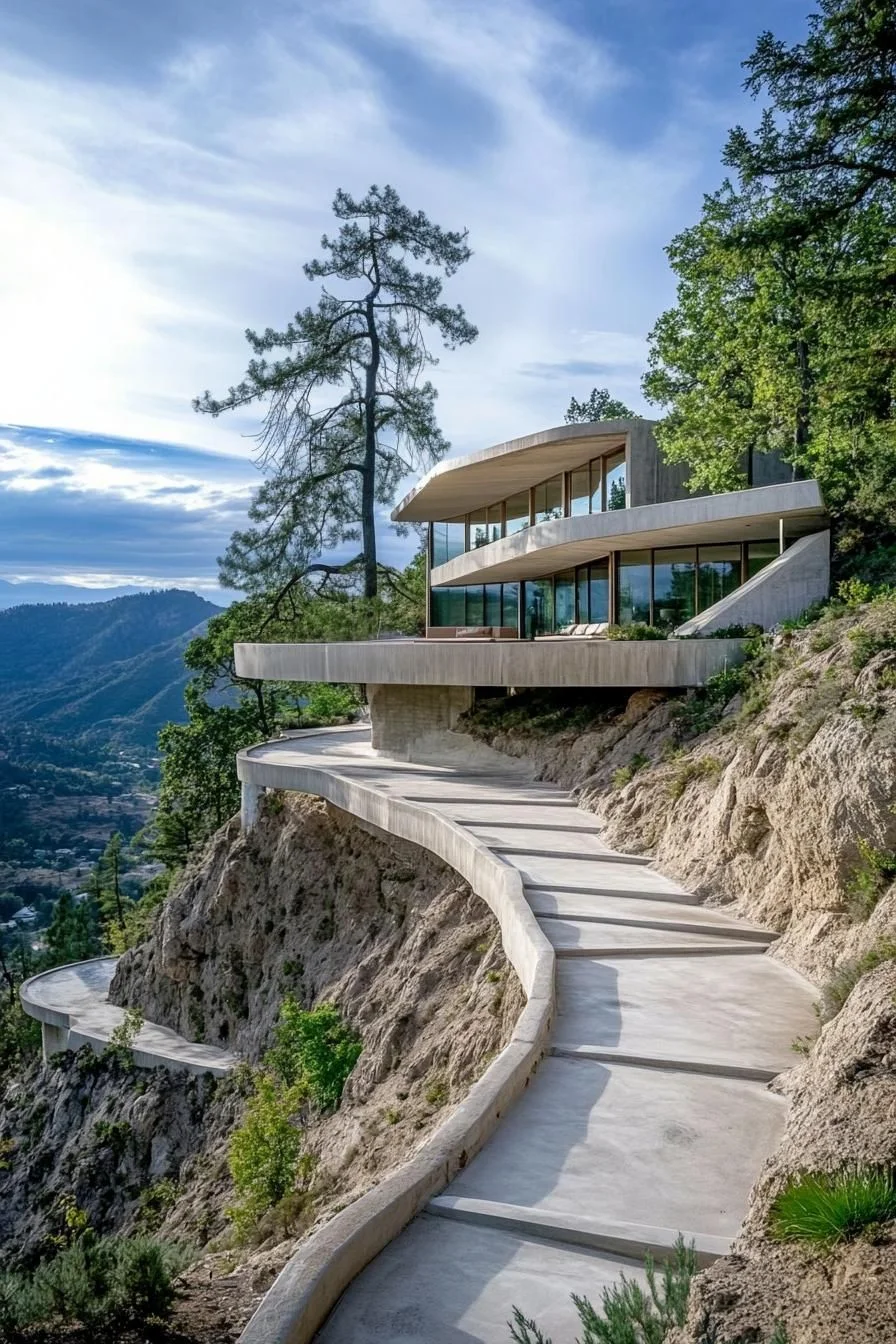 Cliffside Home with Modern Design