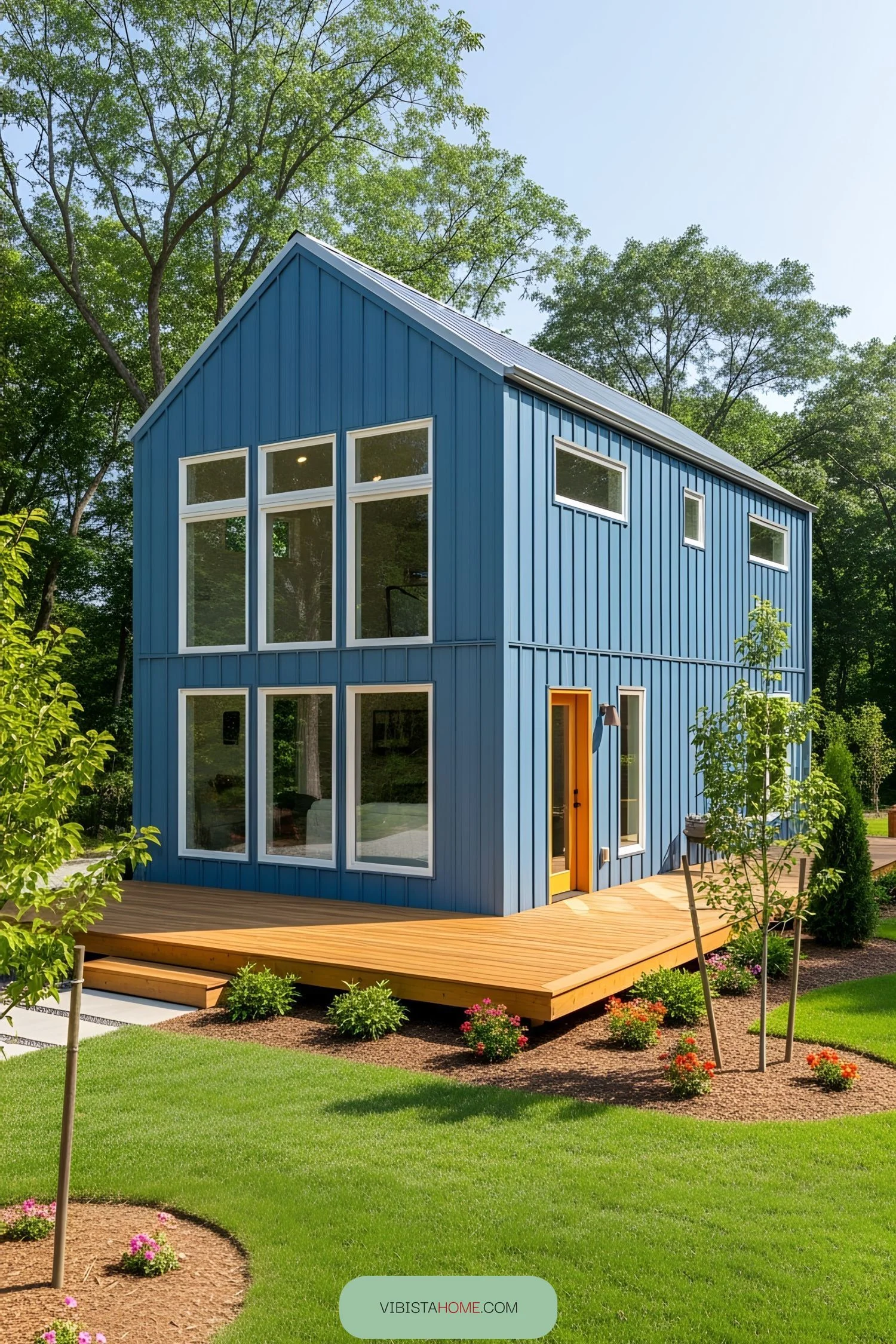 Peaceful Blue Retreat with Sky Views