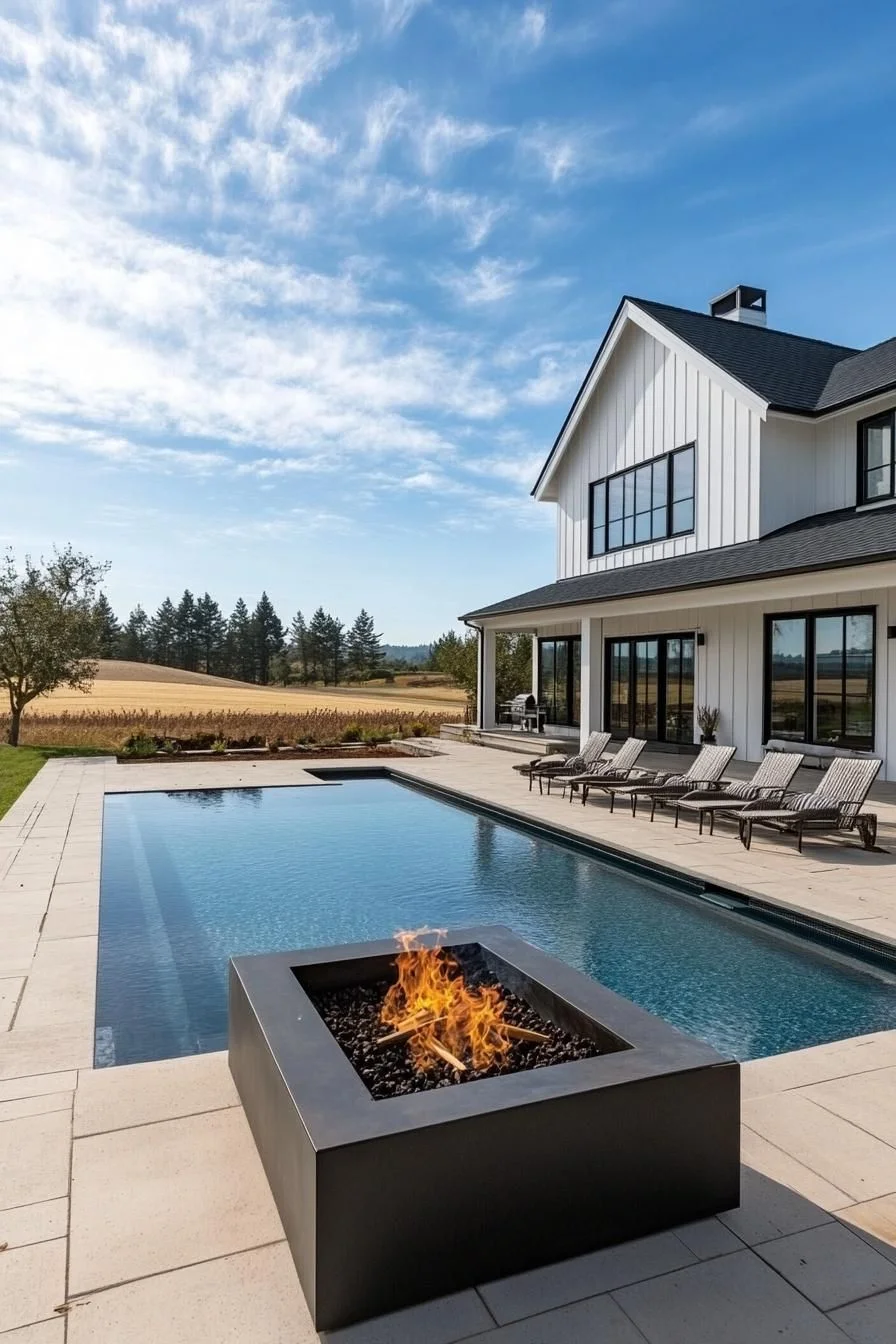 Riverside Ranch with a Fiery Autumn Touch