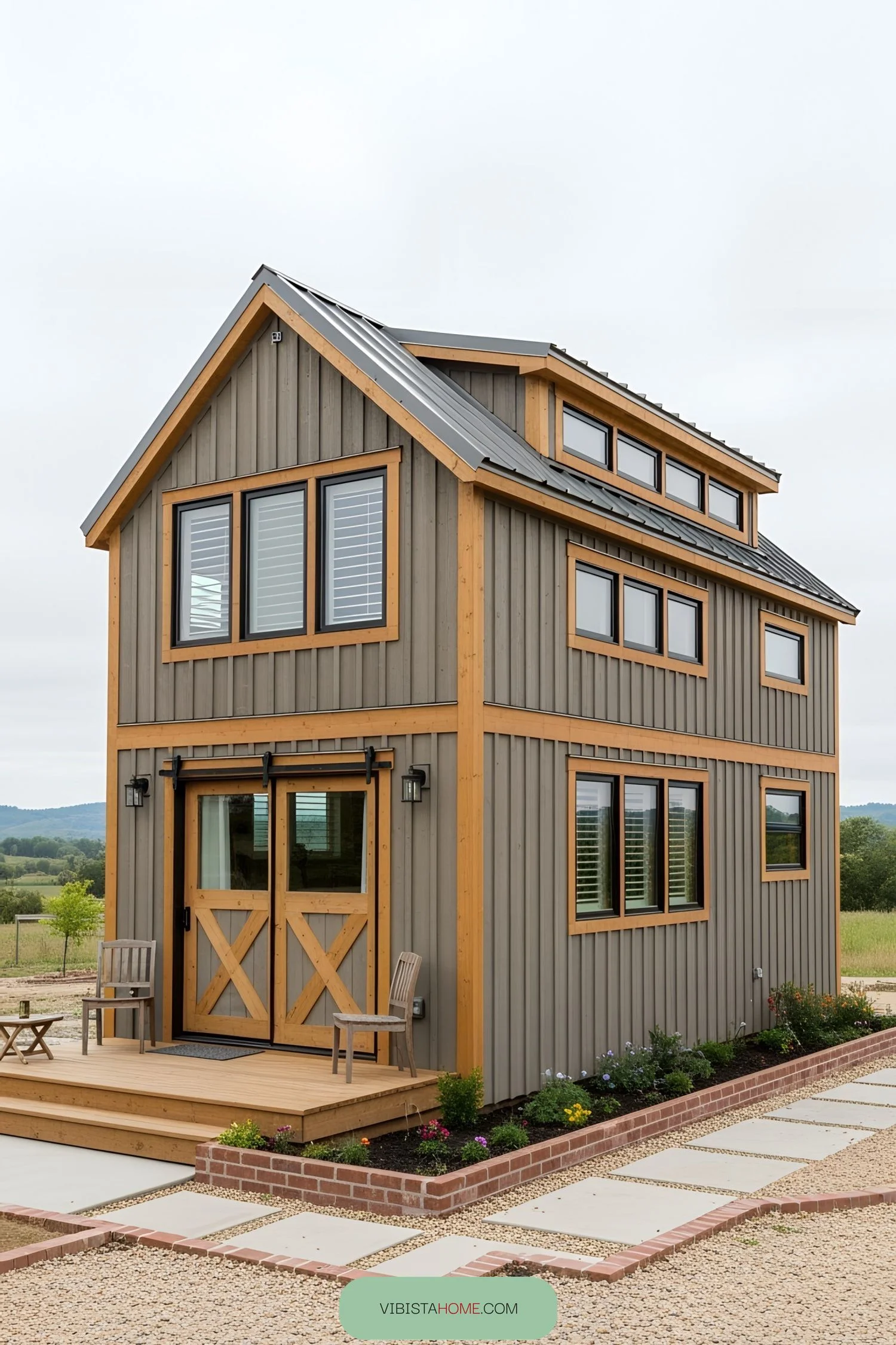 Timber Tower Standing in the Meadow