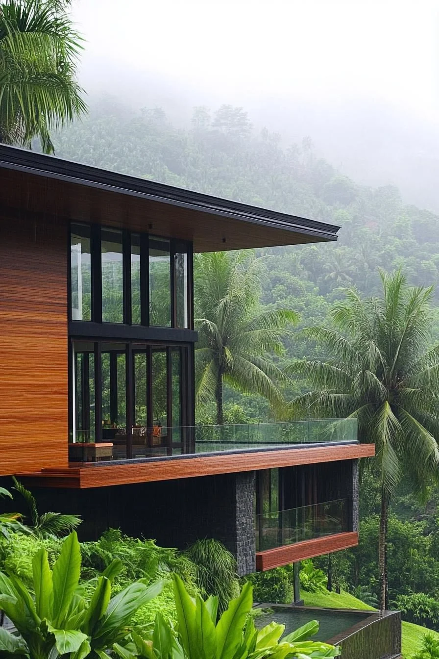 A Tropical Timber Hideaway