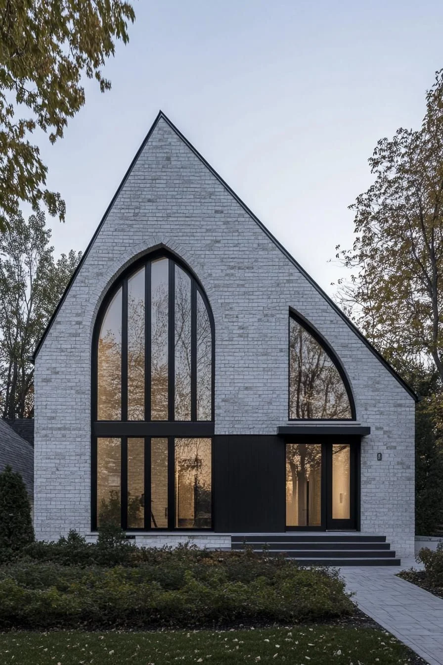 Arched Elegance in Monochrome Majesty