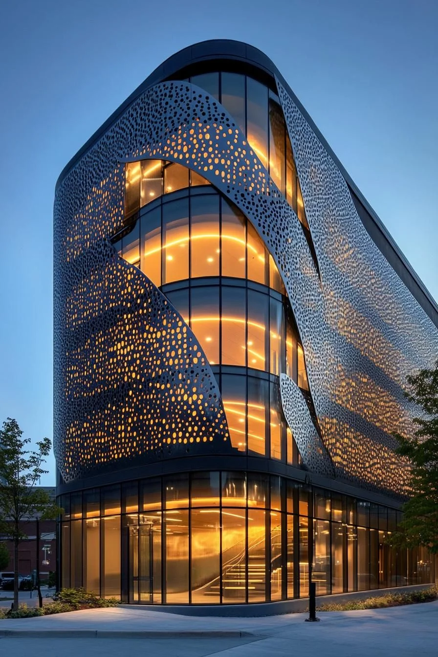 A Radiant, Curving Shell