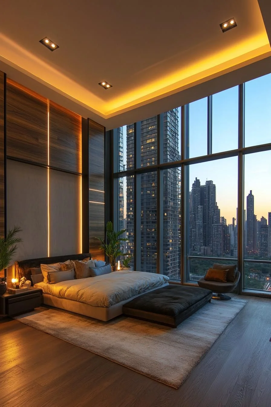 Dreaming Above the City in a Penthouse