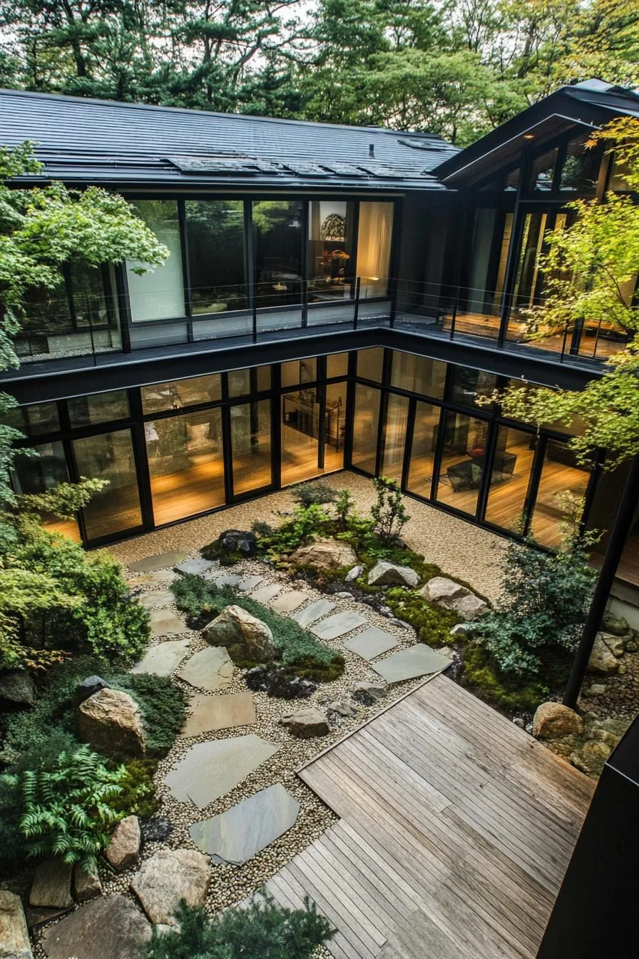 A Pebble Courtyard Built for Calm