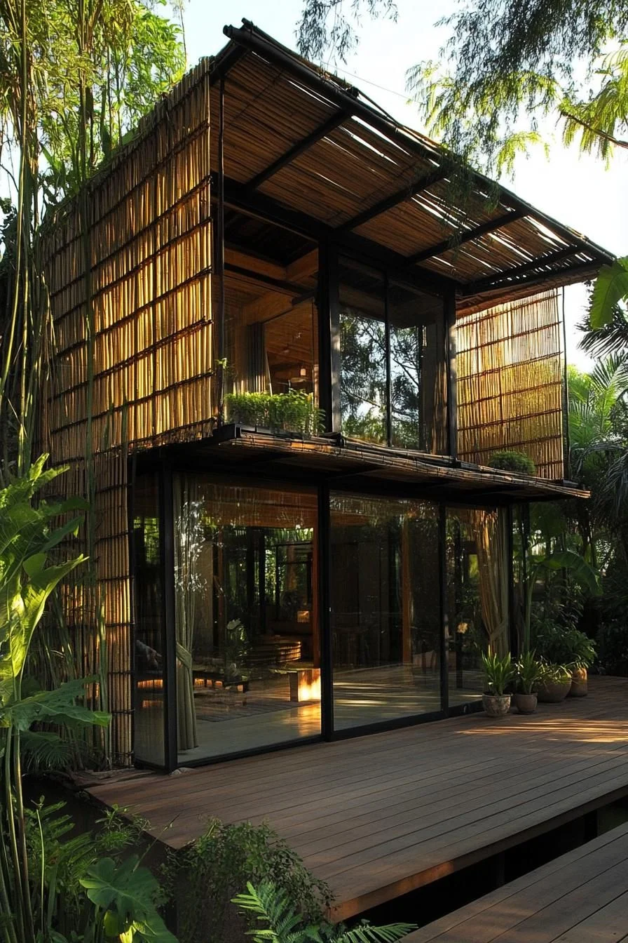 Bamboo Marvel: A Sustainable Oasis Home