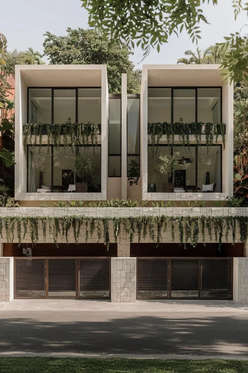 Twin Duplex Verdant Calm