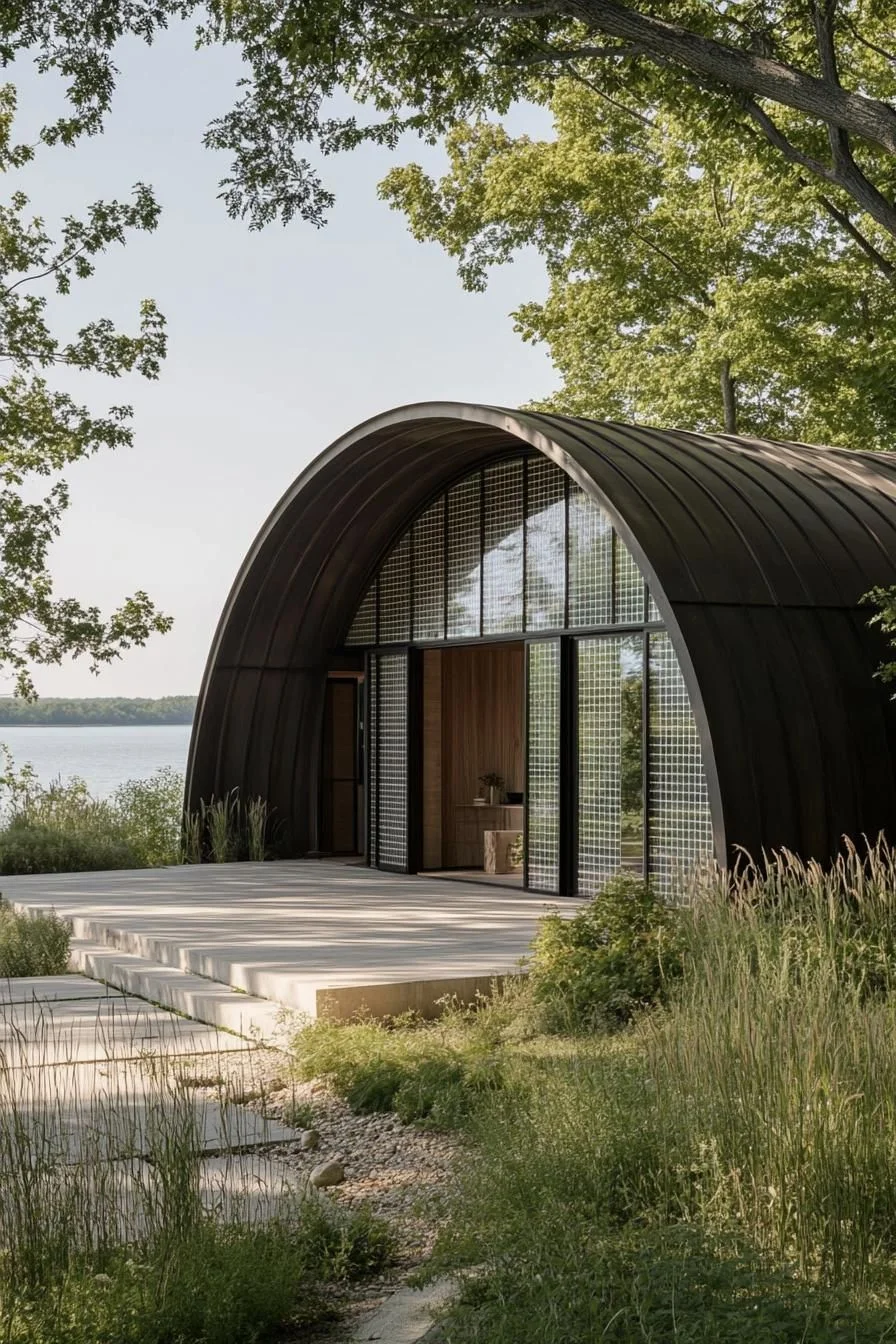 An Arched Hideout by the Lake