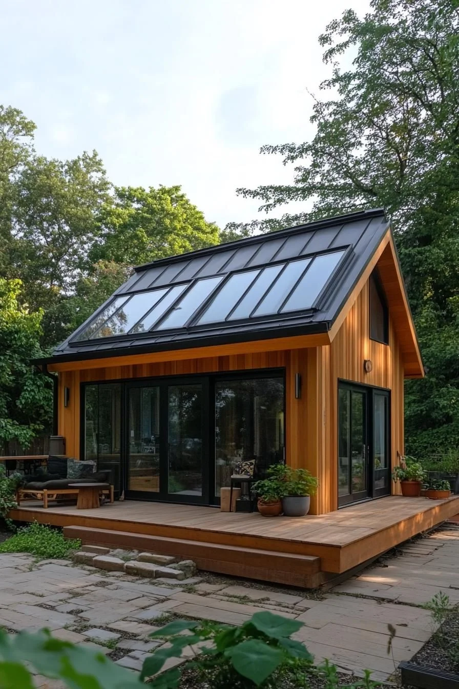 13) An Eco-Friendly Cedar Retreat
