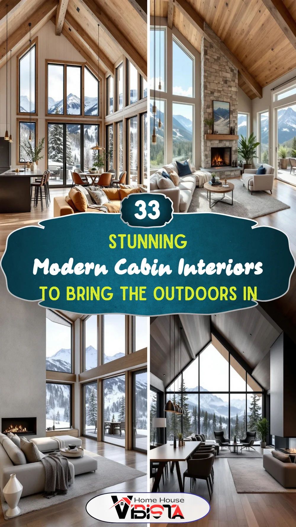 33 Stunning Modern Cabin Interiors to Bring the Outdoors In