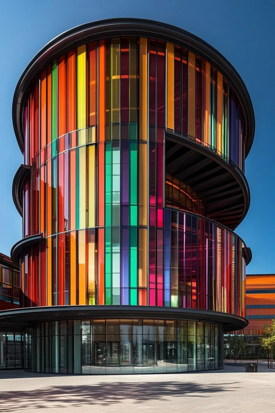 Circular Rainbow Carousel House