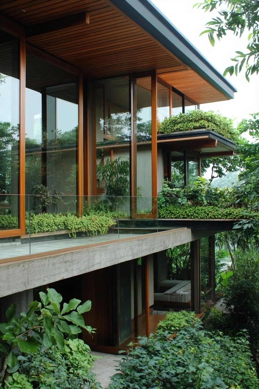 A Green View of Modern Tropical Design