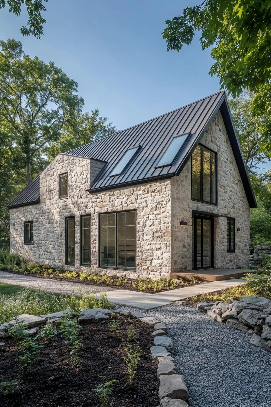 A Stylish Stone Barn Renovation