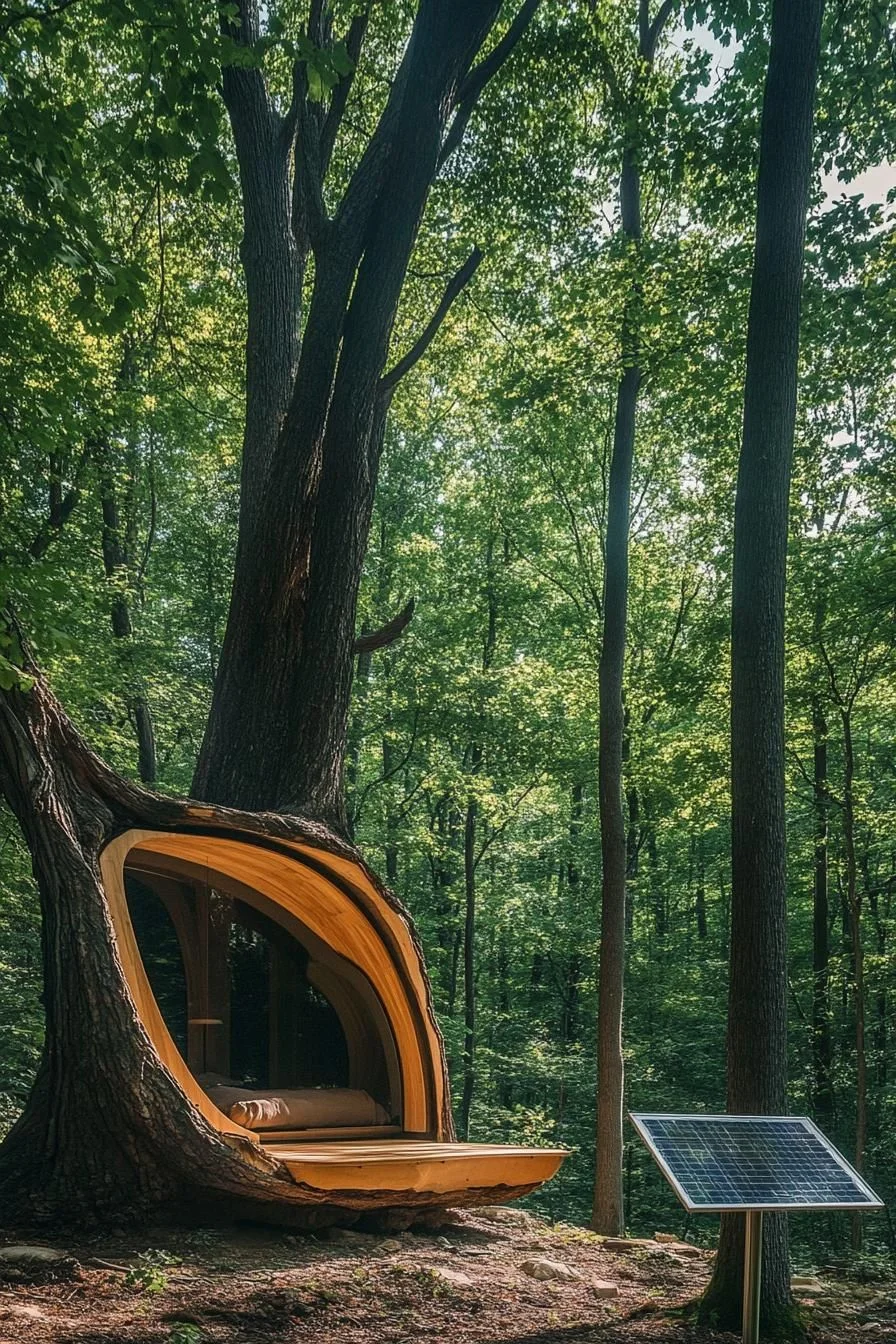 Compact Eco-Friendly Timber Cabin