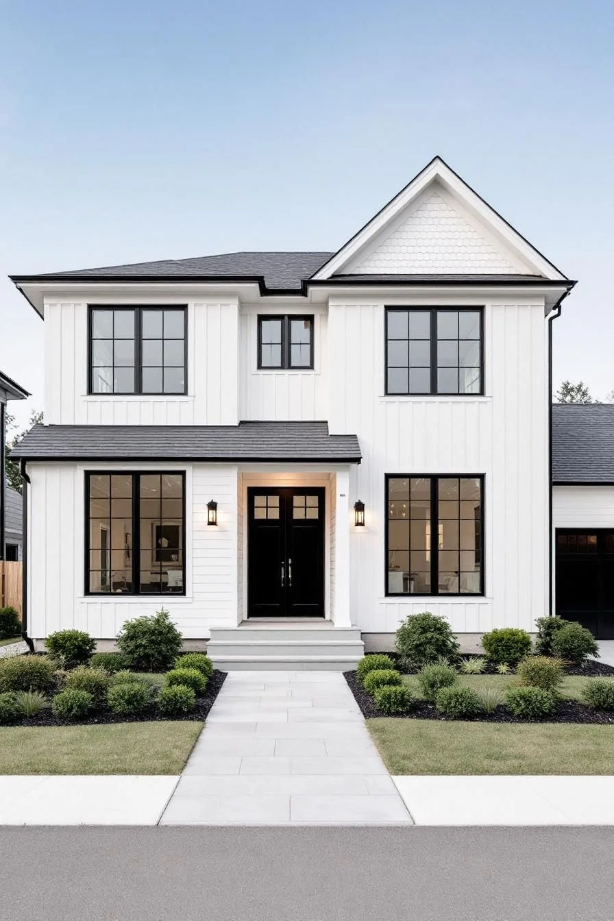 A Peek at Modern Chic Suburban Design