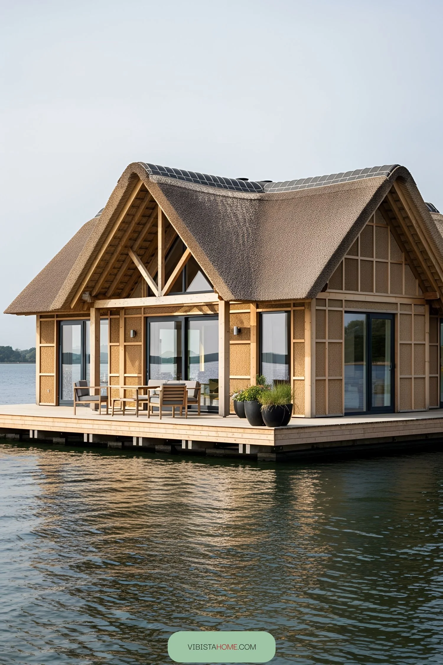 Thatched-Roof Cottage for a Calm Retreat