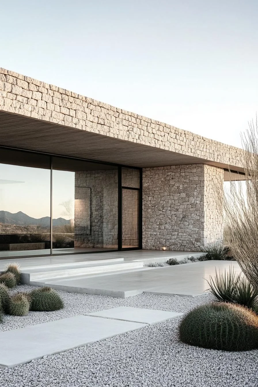 Gravel Yards and Wide Arizona Views