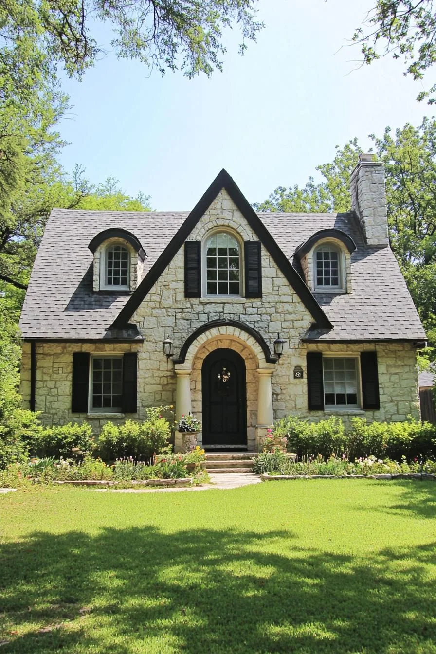 Whimsical Stone Facade Sanctuary