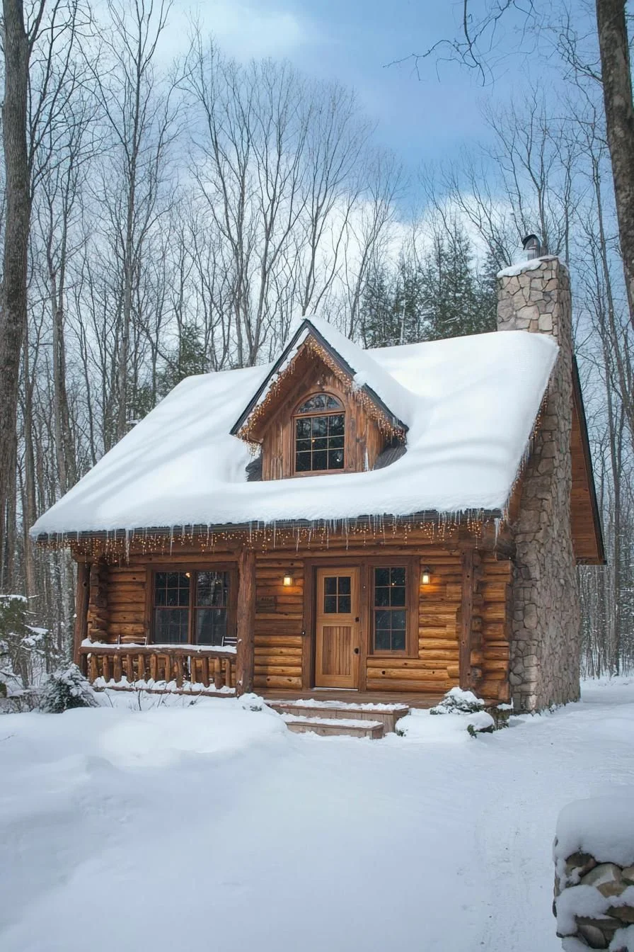 Small Cabin Built Like a Frost Fortress