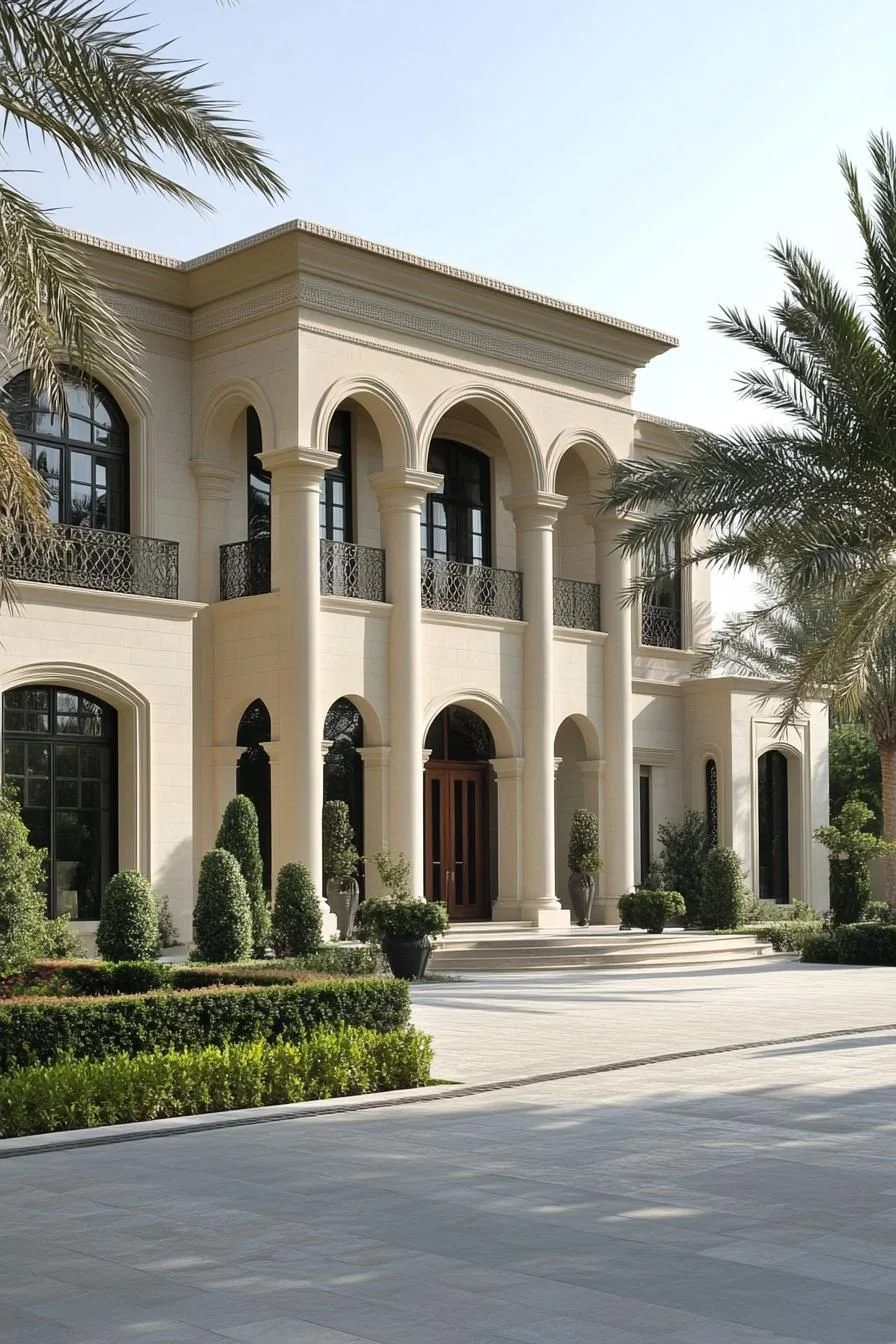 Arches and Palms in Perfect Balance