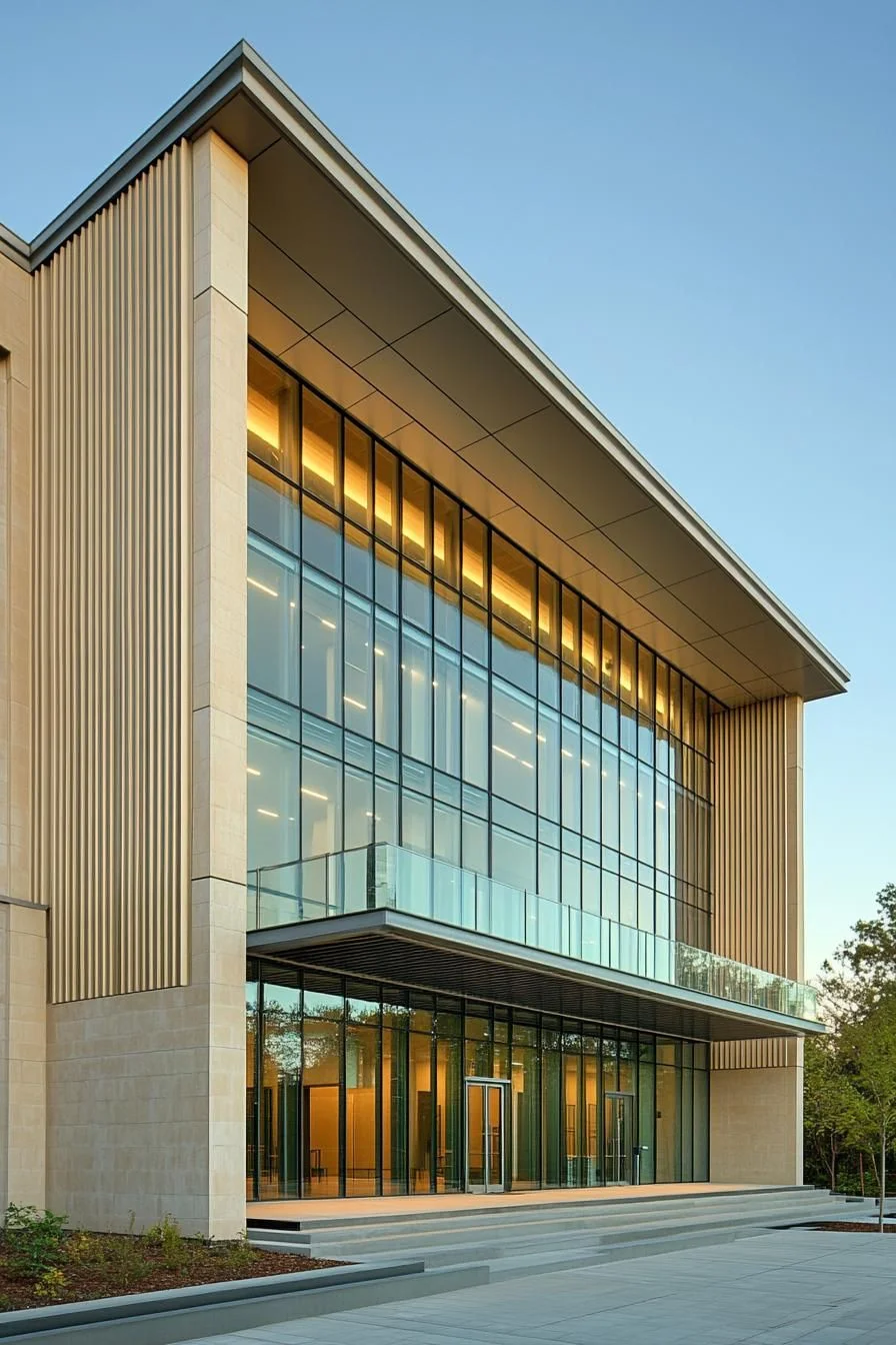 Glass Facade Grandeur Design