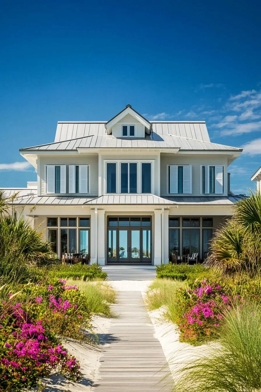 A Blooming Beachside Retreat