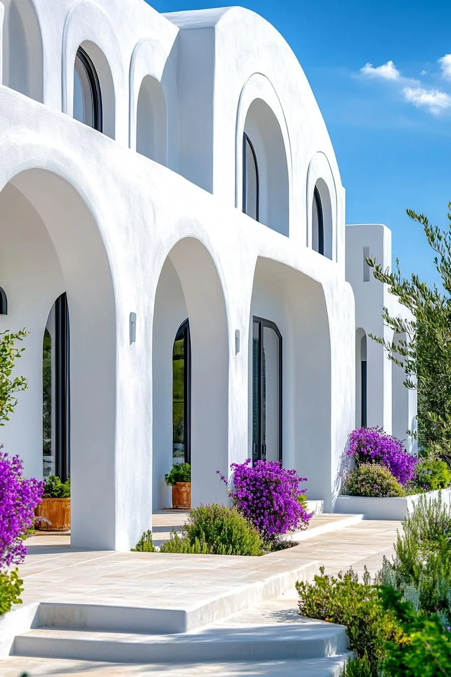 White Arches That Invite You Home