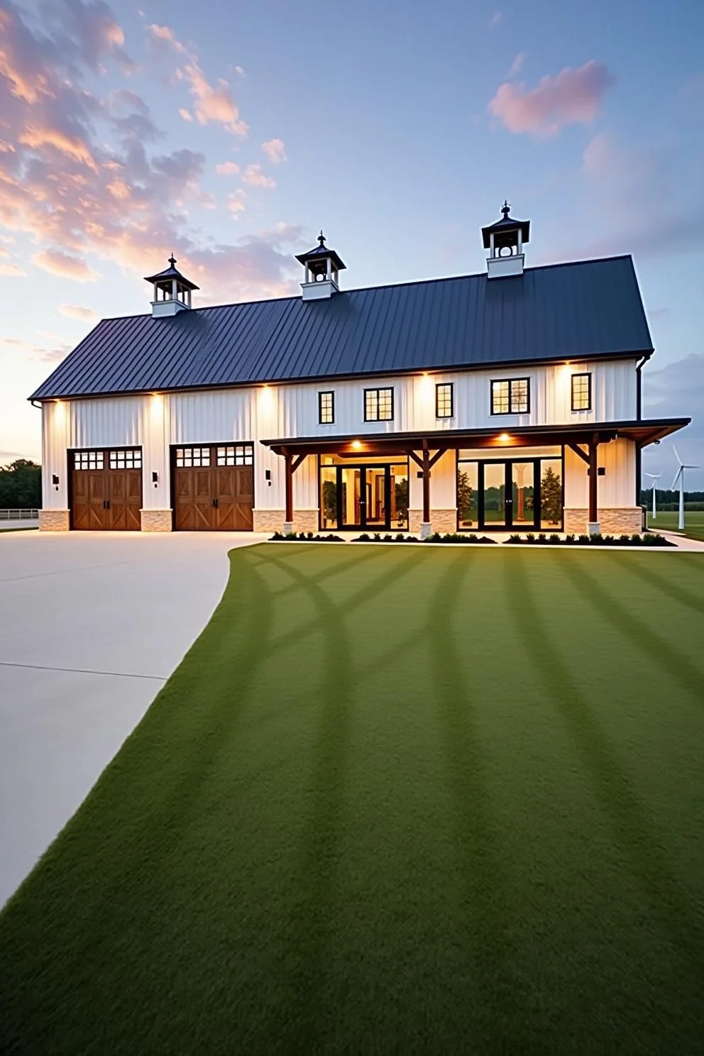 Rustic Lantern-Lit Ranch Lodge