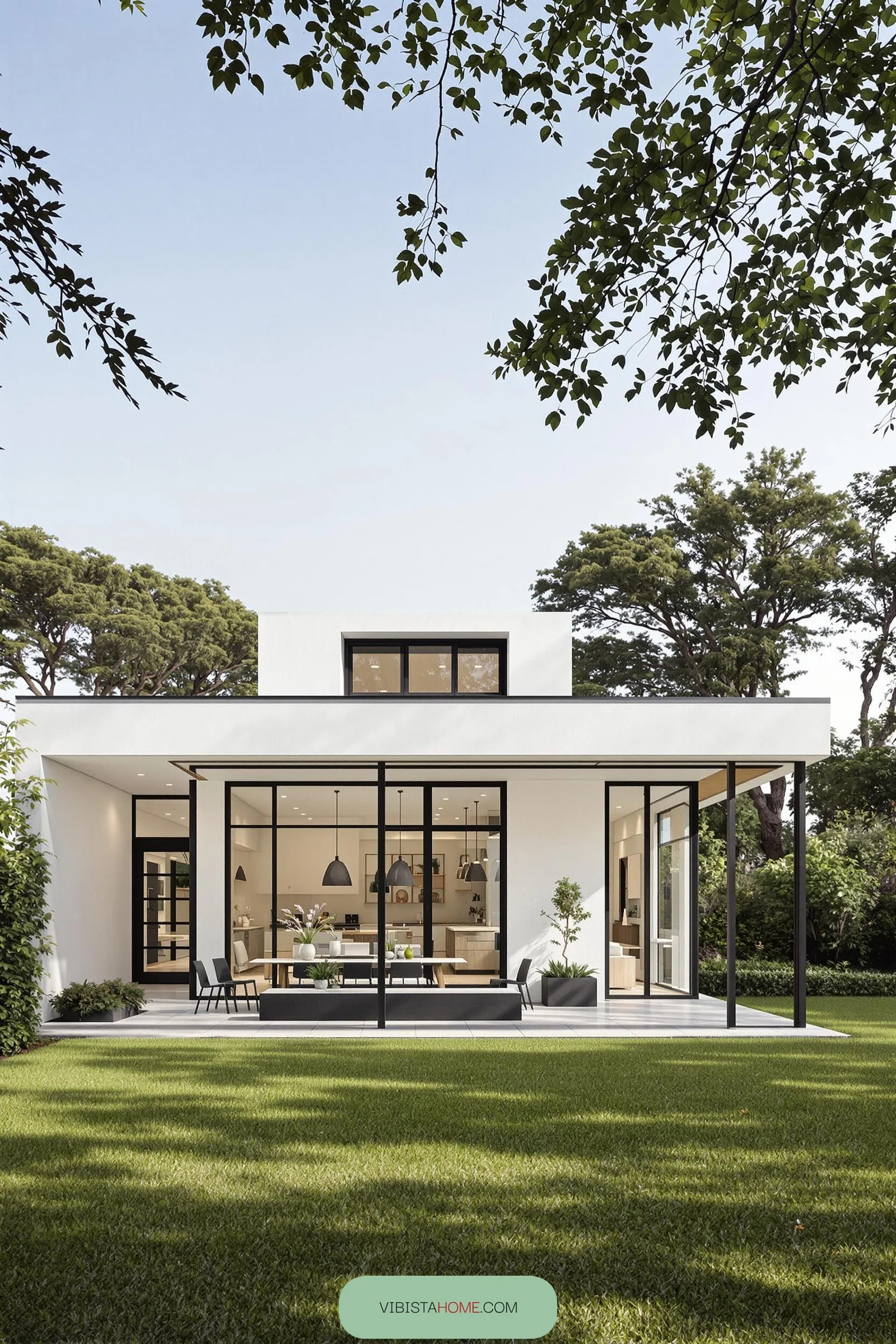 Dreamy Glass House: Where Minimalism Meets Serenity
