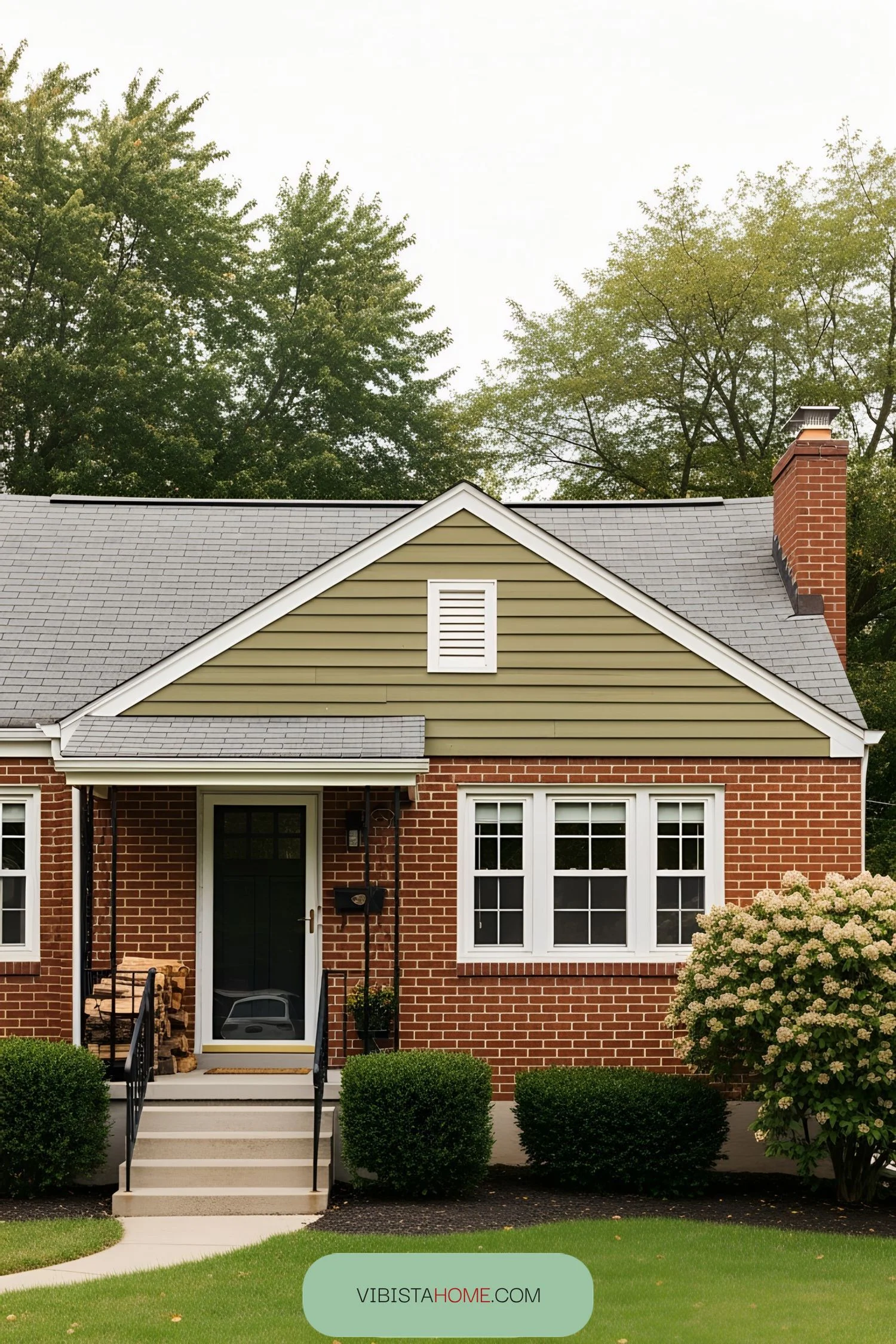 Brick and Wood Bring Cottage Elegance