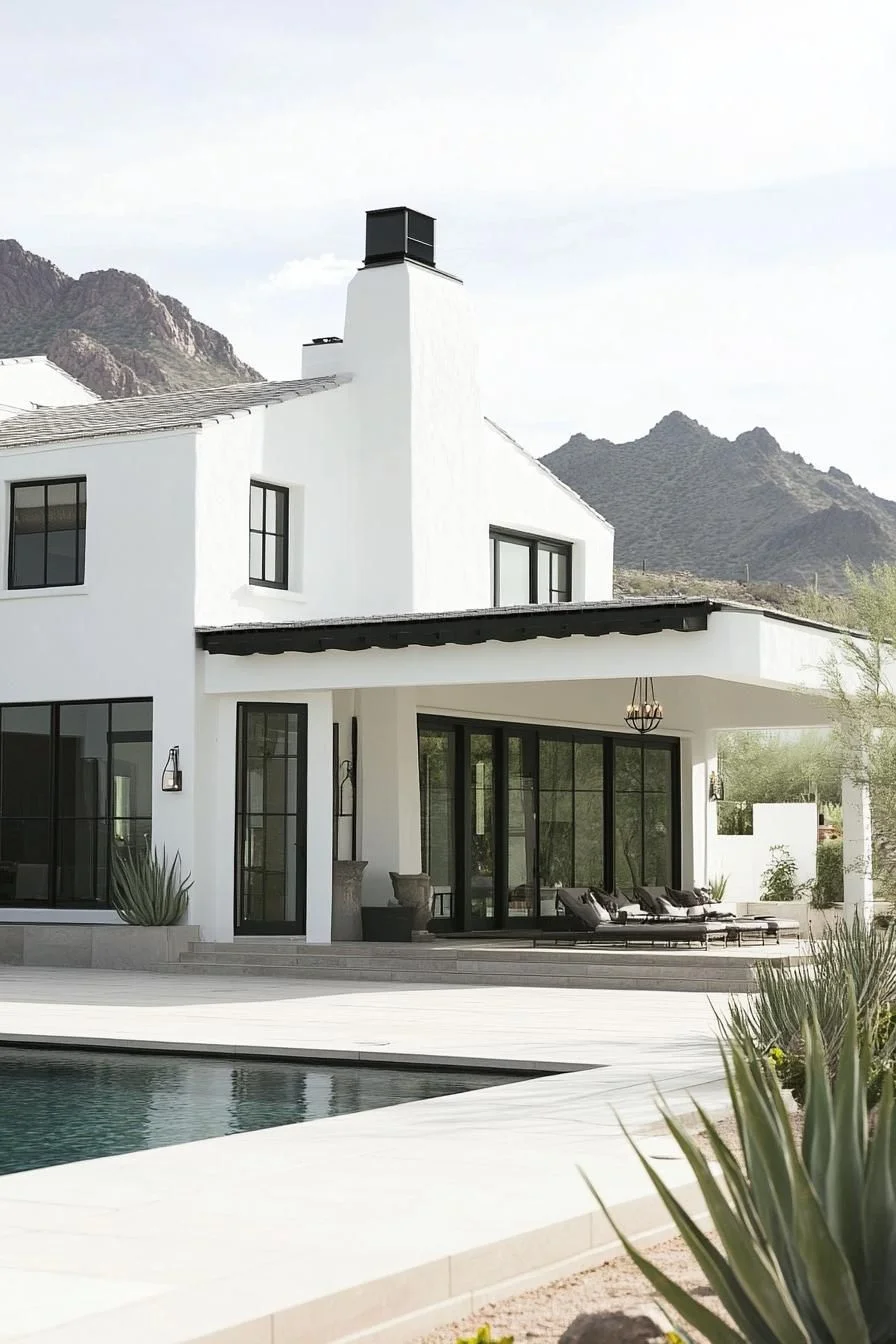Whitewashed Desert Refuge