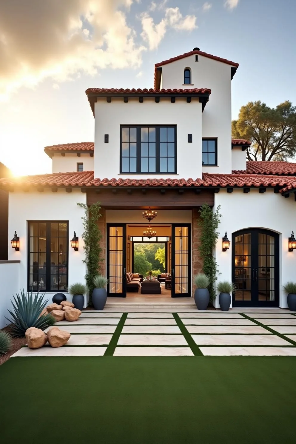 Spanish-Style Sunrise Ranch Home