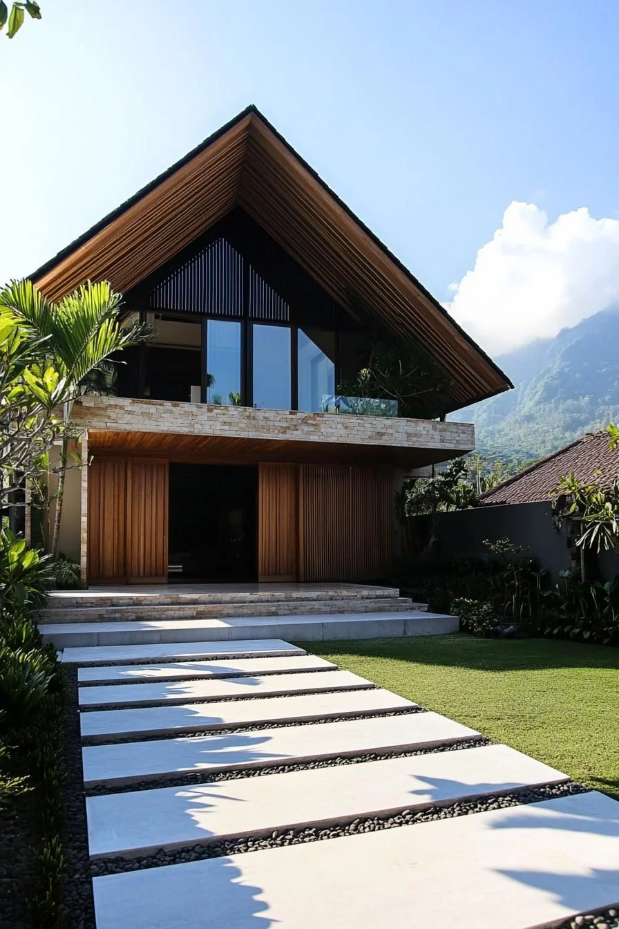 Apex Abode: Bali's Sunlit Architectural Marvel