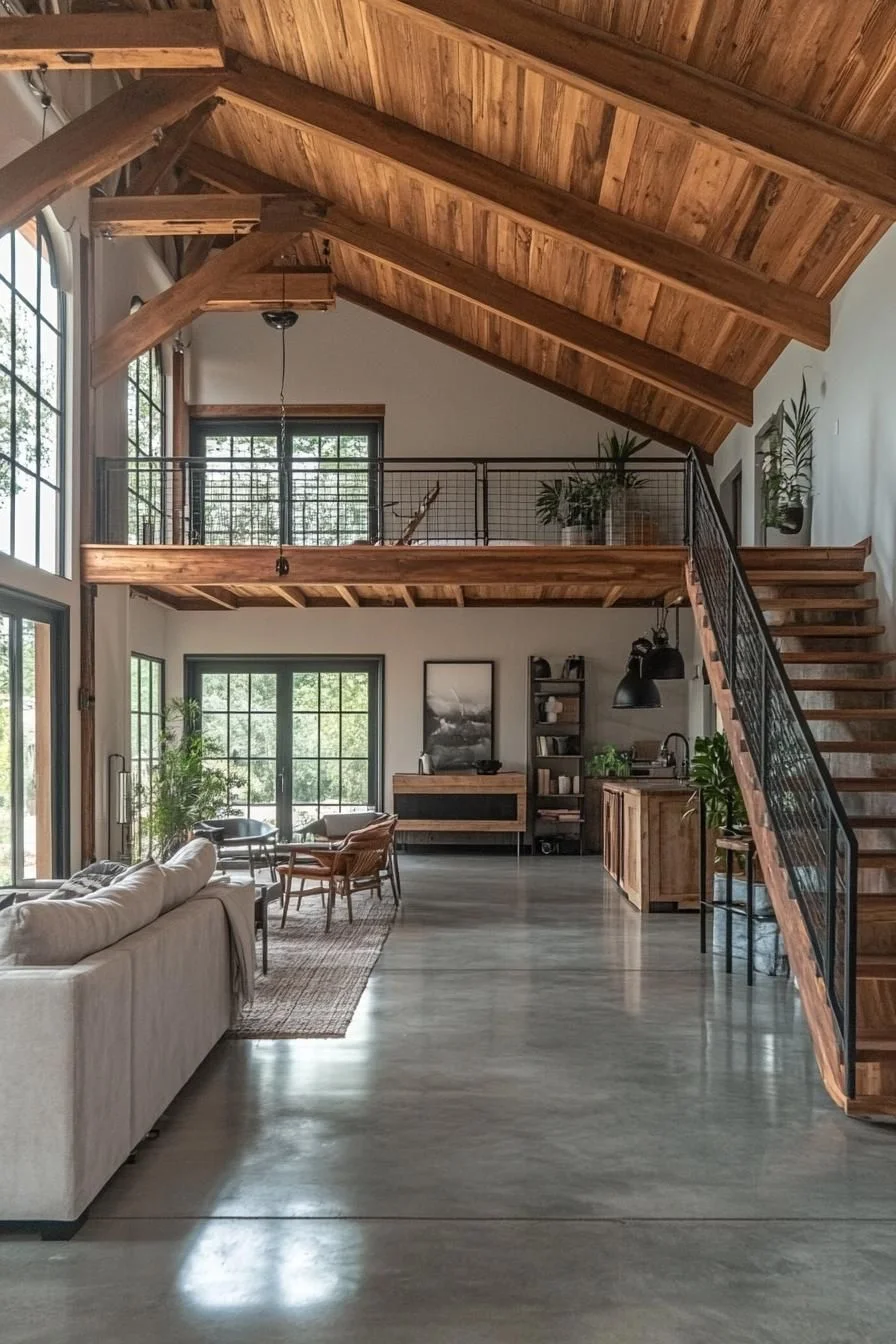 A Barn Reimagined as a Dream Loft