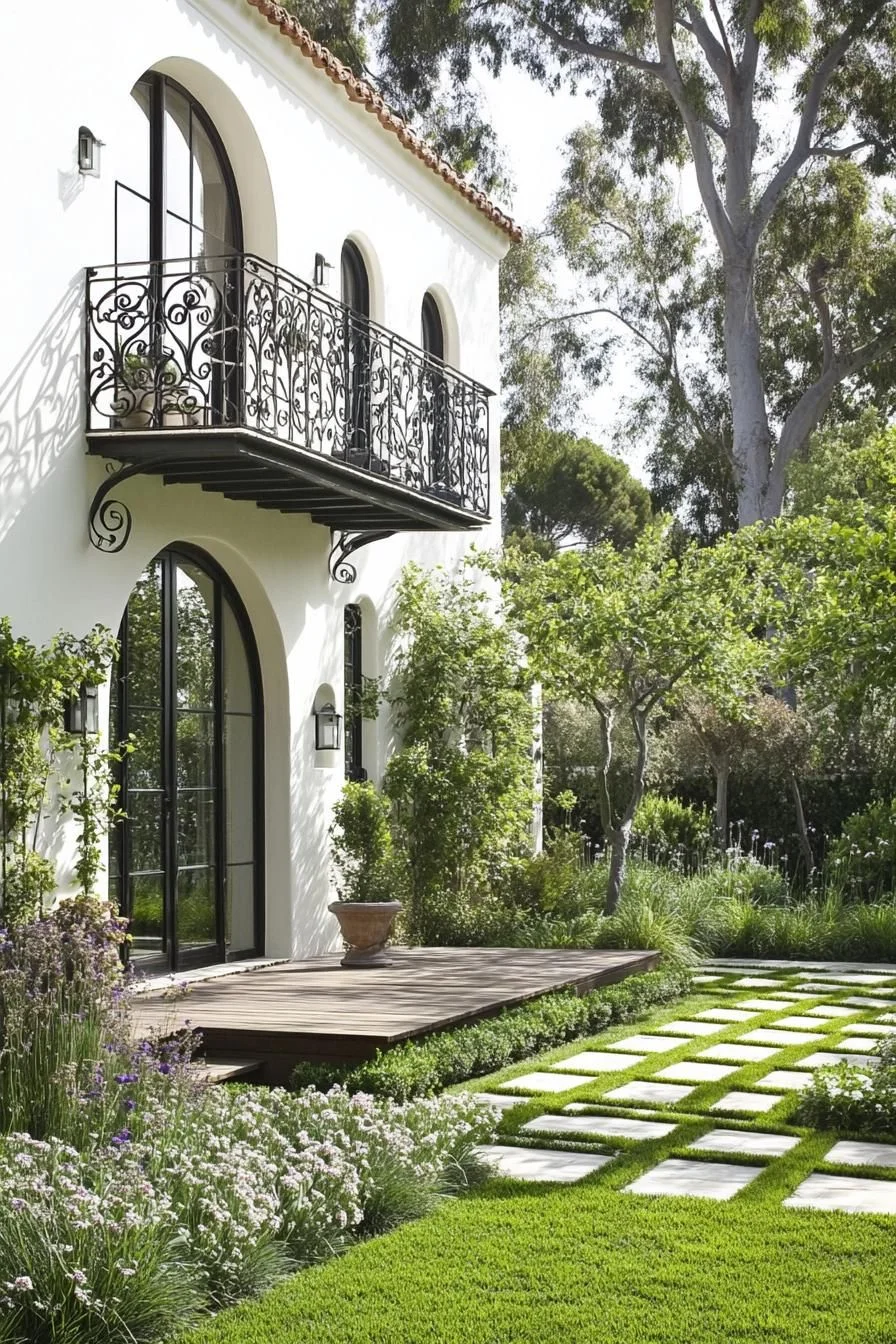 Mediterranean House With a Charming Balcony