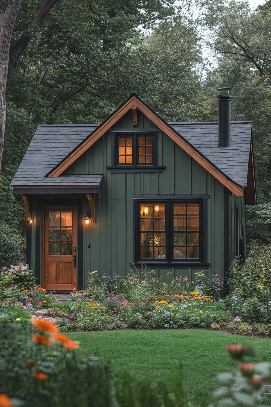 A Playful, Storybook Woodland Cabin
