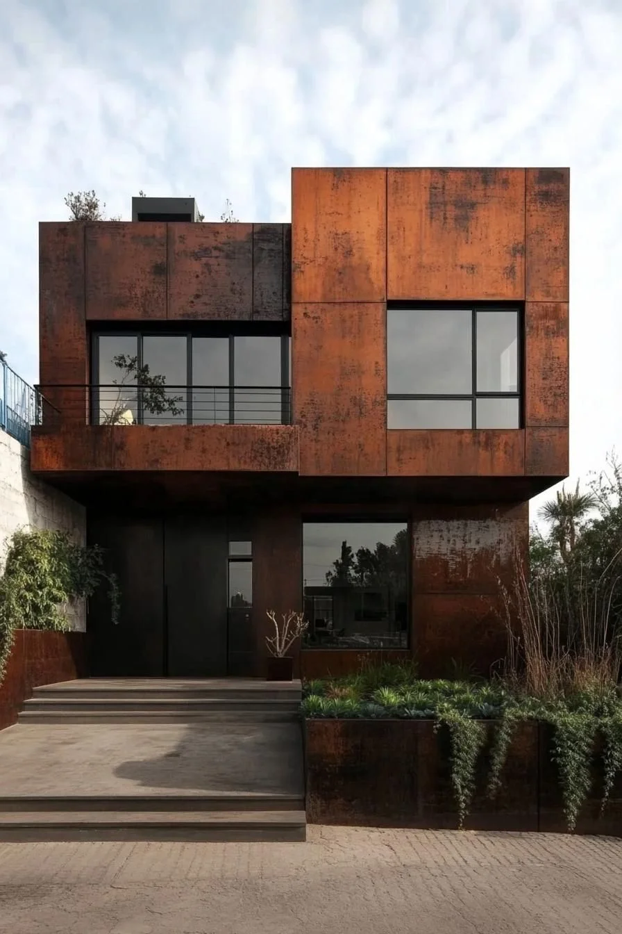 An Urban Home With Rustic Style