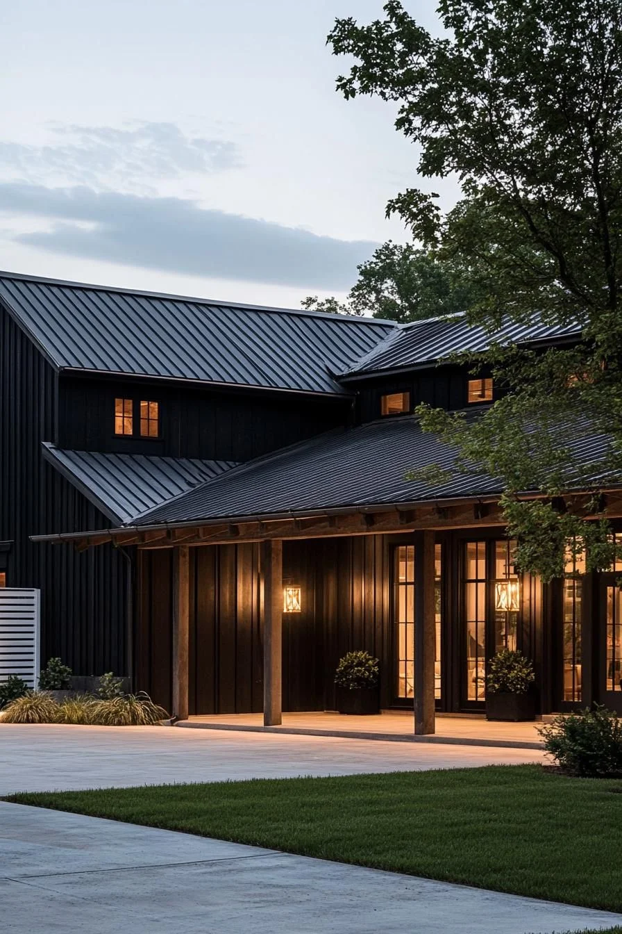 Barn House Blending Rustic Roots and Sleek Design