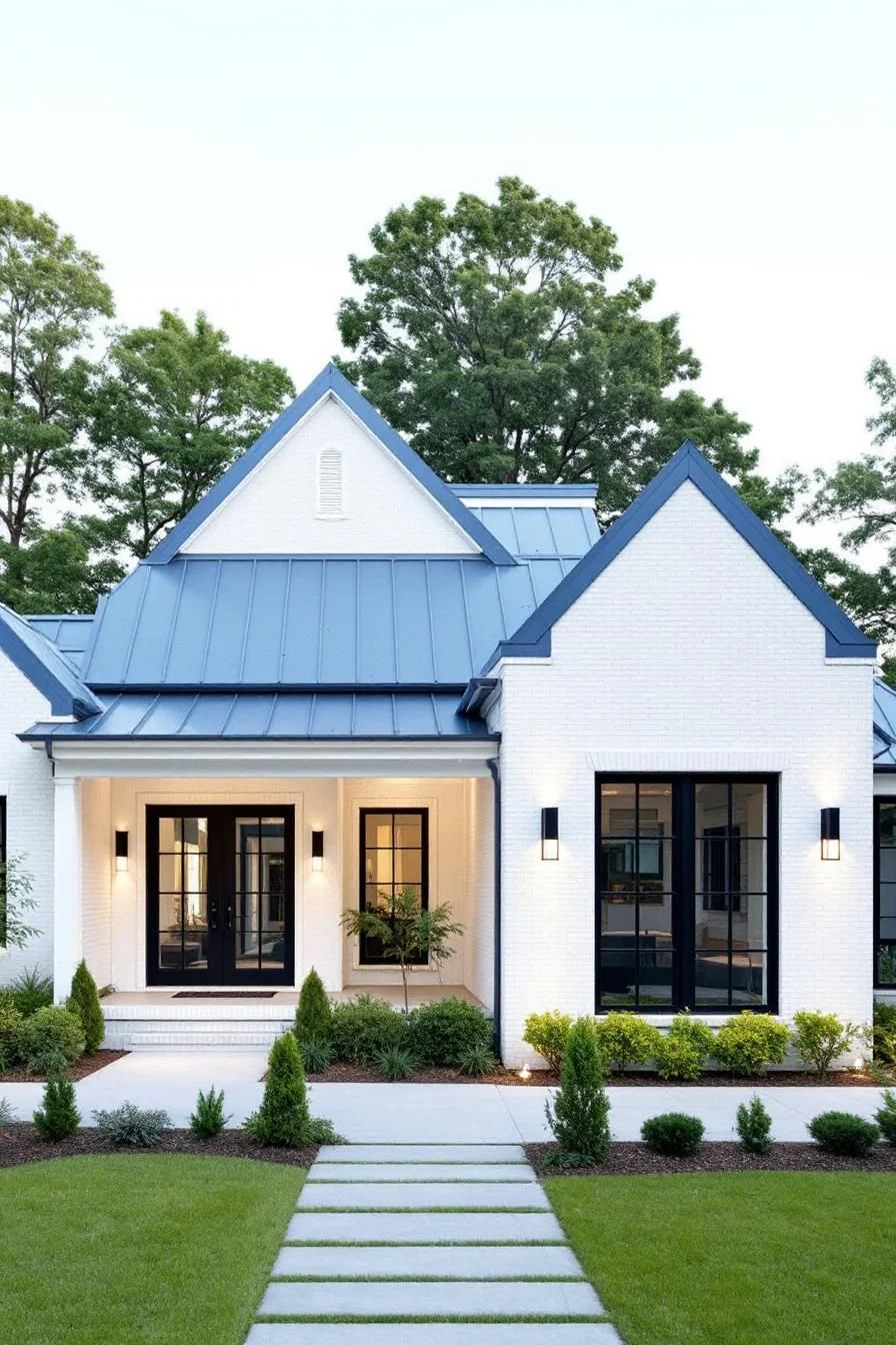 Gabled Design with Dramatic Flair