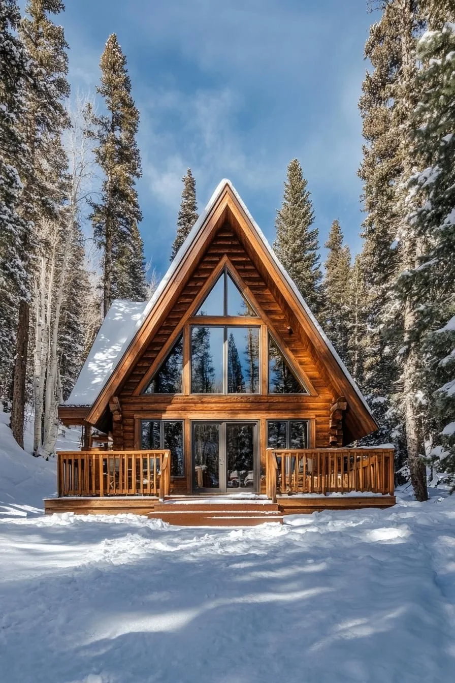 Triangular Treetop Getaway Idea