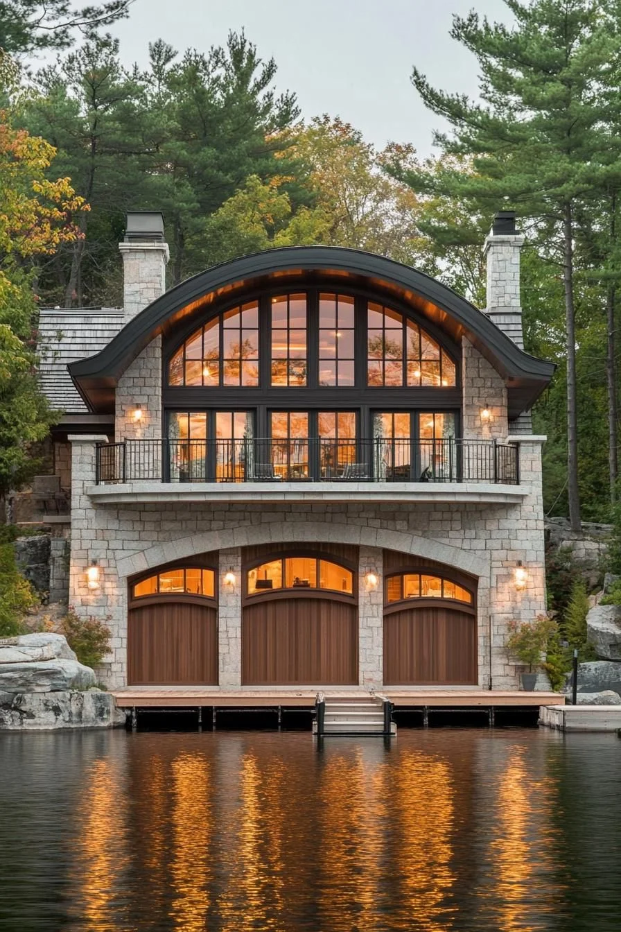Warm Retreat by the Lakeshore