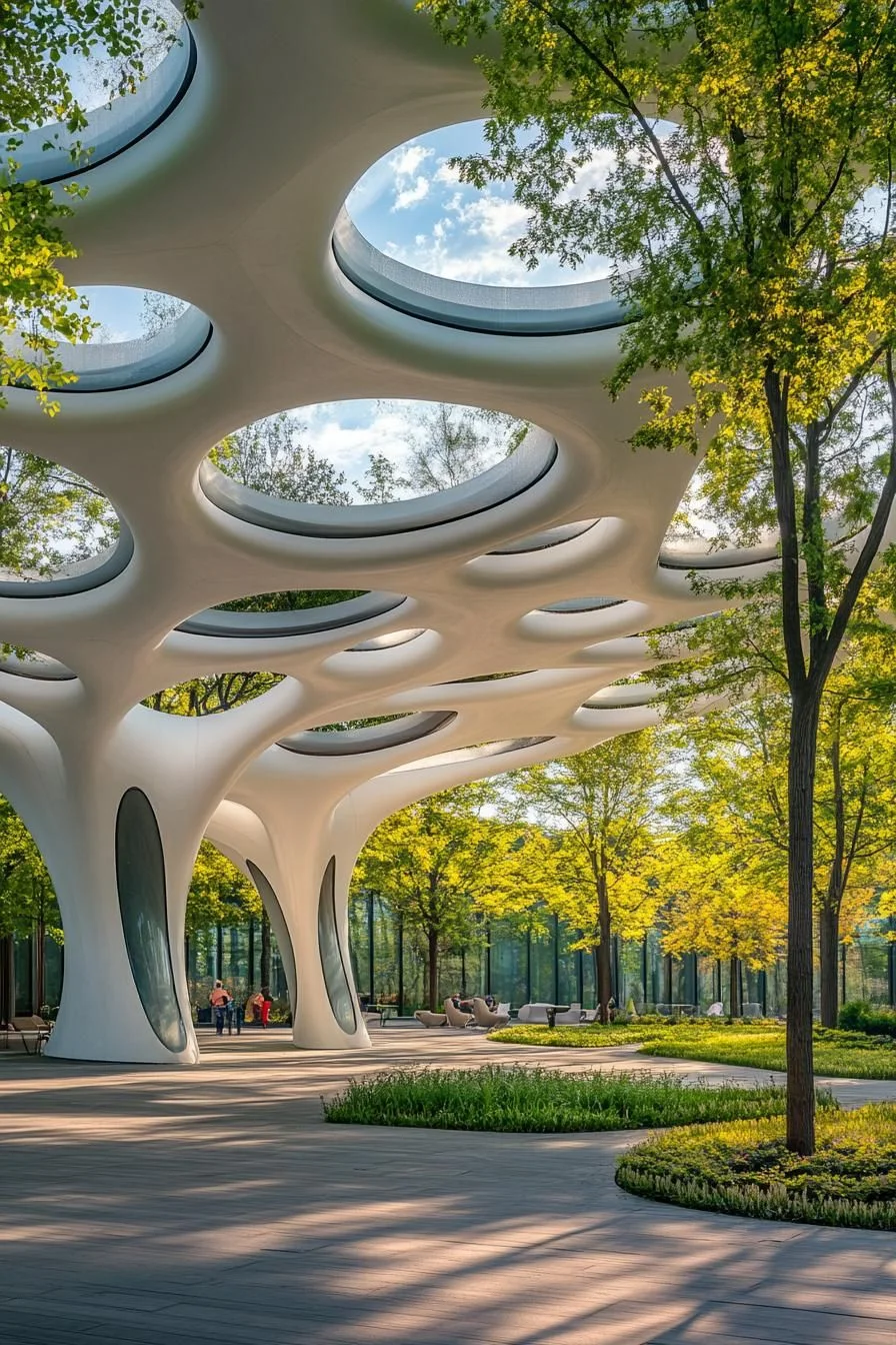 Sculptural Frame Pavilion Design