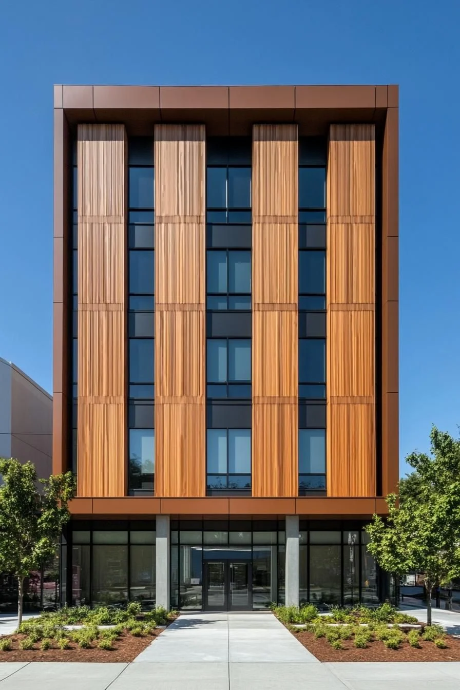 Timber Tower Facade Triumph