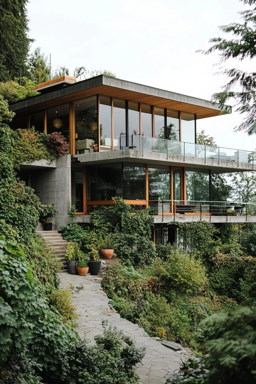 A Verdant Vista on a Cascading Canvas