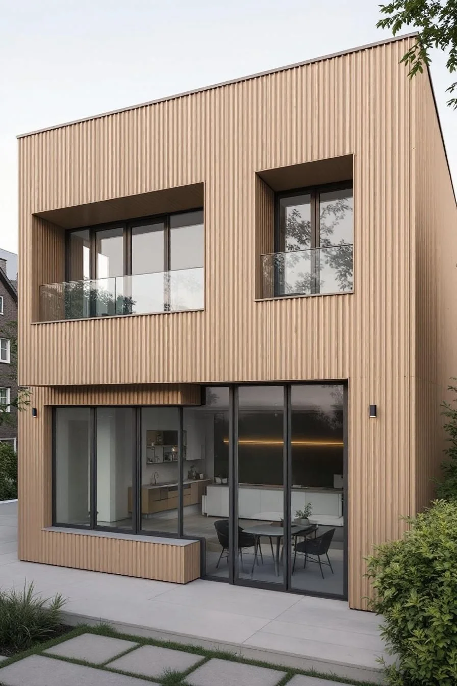 Bamboo-Clad Facade Beauty