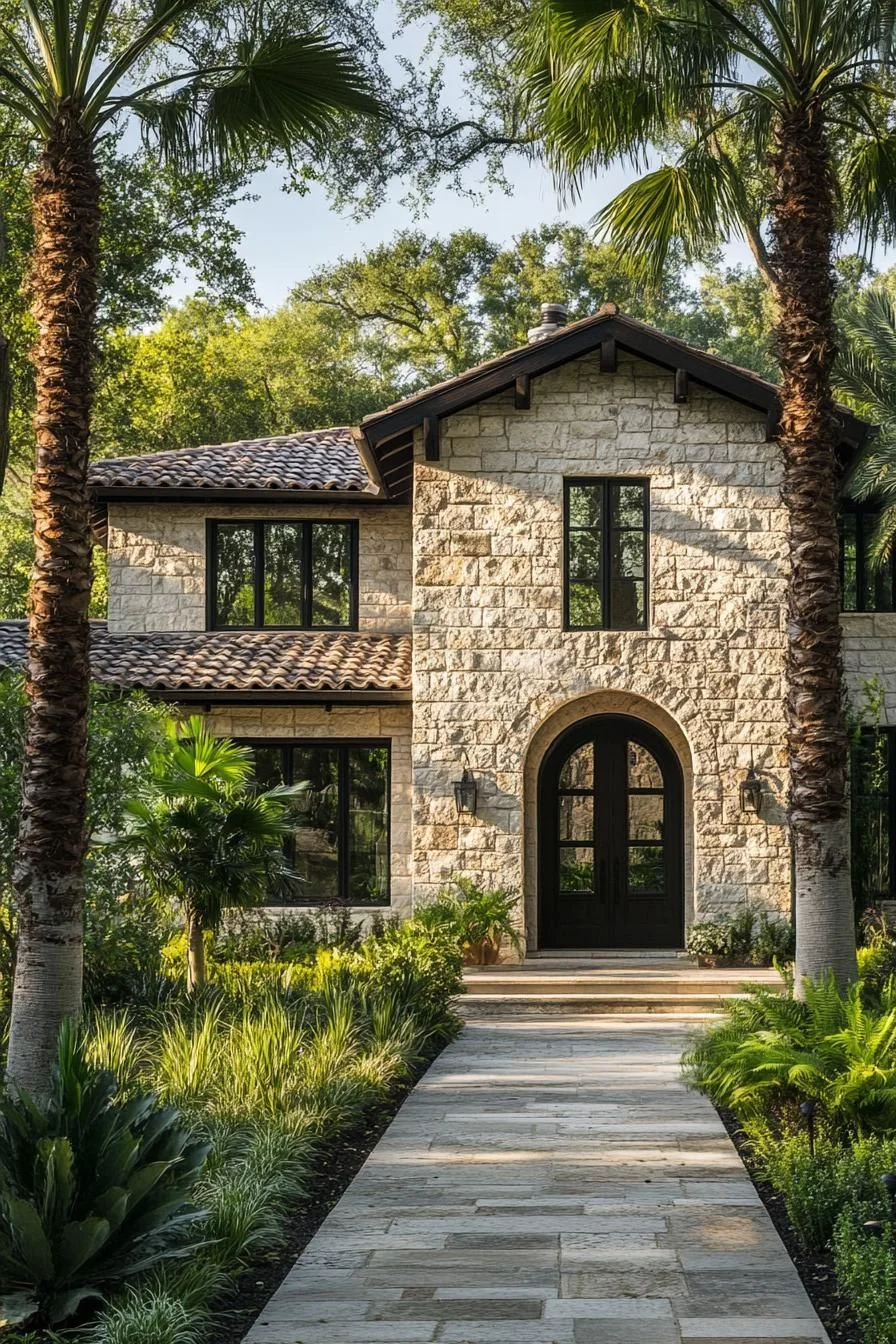 Mediterranean Entryway Full of Warmth