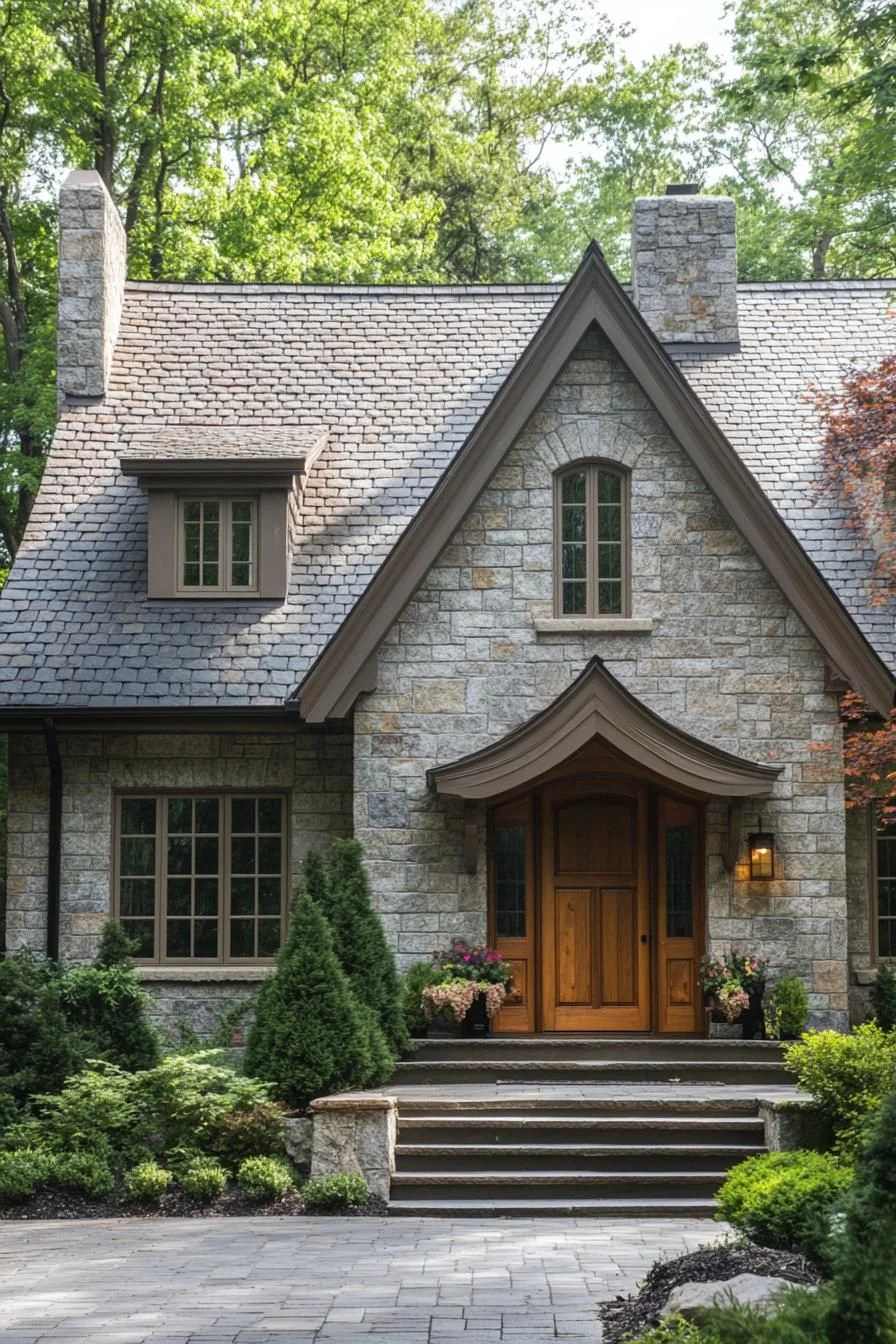 Whimsical Stone Cottage with Cozy Details