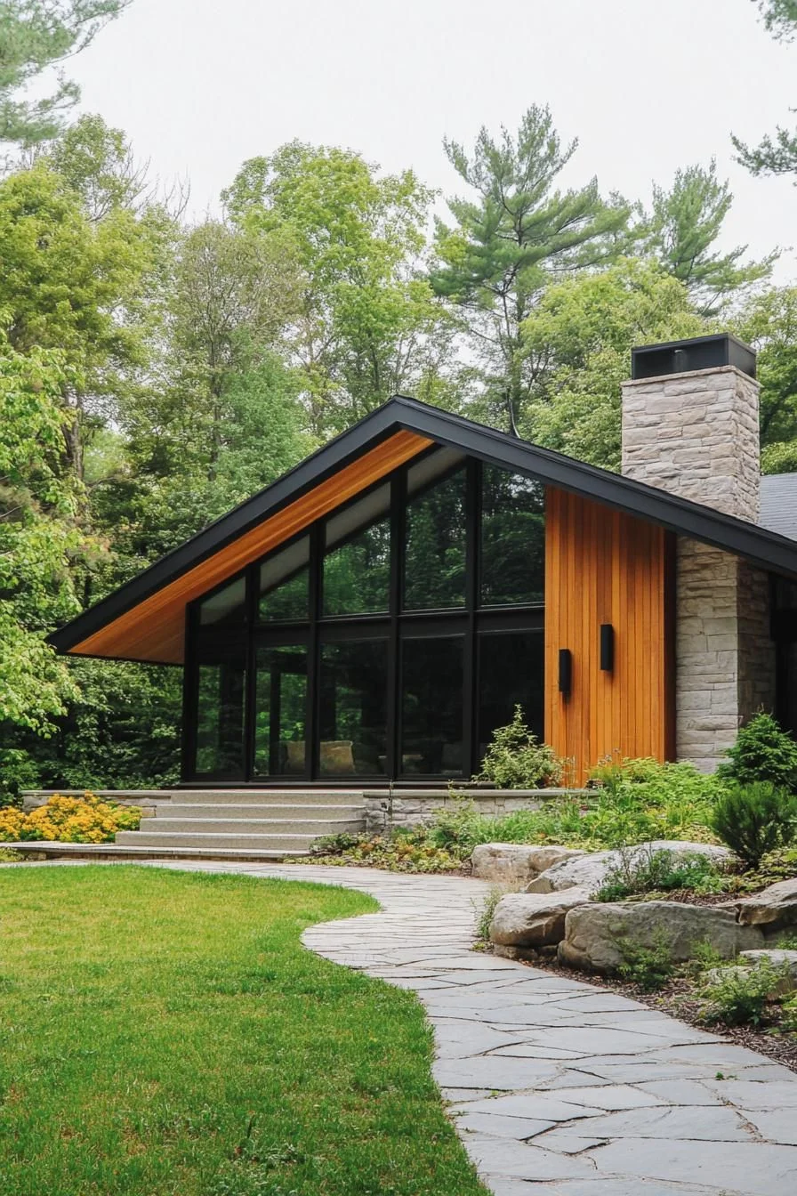 A Glazed Bungalow with Architectural Flair